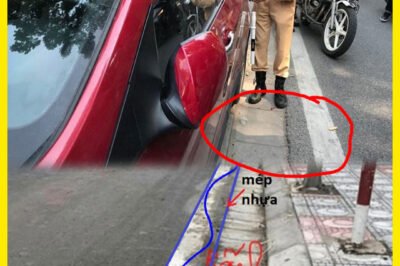 Bánh xe dừng cách vỉa hè quá 25cm, phạt 800.000đ….Bác tài chú ý