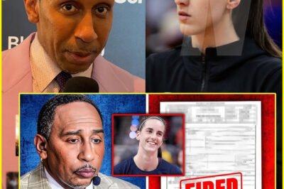 Stephen A. Smith Just Got FIRED by ESPN after He ROASTED Caitlin Clark! THIS IS HUGE! All Smith, who was stunned silent at first, could say was, “wow.”