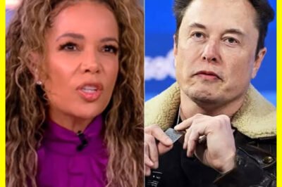 BREAKING: On The View, Sunny Hostin boldly labels Elon Musk a ‘Jerk’, leaving the studio in shock and prompting Joy Behar to apologize immediately!