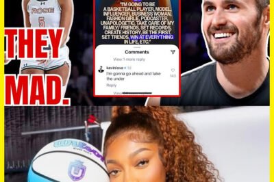 BREAKING: A bold 8‑word statement from Kevin Love has effectively ended Angel Reese’s career, overshadowing her astronomical objectives!