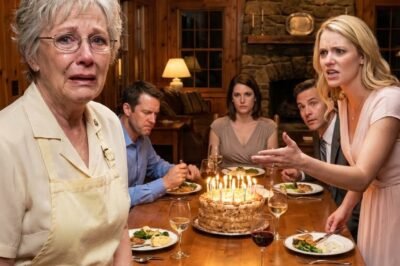 AT MY DAUGHTER-IN-LAW’S BIRTHDAY, IN THE HOUSE I BOUGHT, AT THE TABLE I COOKED FOR SINCE 5 A.M., SHE LOOKED AT ME AND SAID, “I DIDN’T INVITE YOU. PLEASE STEP OUTSIDE.” WHEN I SAT DOWN ANYWAY, SHE RAISED HER VOICE IN FRONT OF EVERYONE— AND THEN THE WHOLE ROOM STOPPED BREATHING WHEN THEY SAW WHAT I DID NEXT.