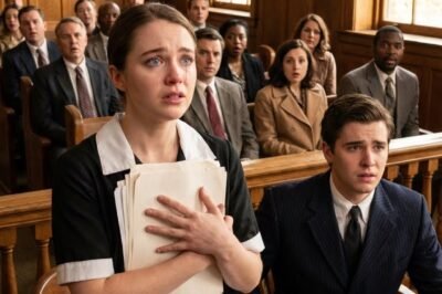 “I’M GOING TO DEFEND HIM.” THE LAWYER ABANDONED THE BILLIONAIRE IN COURT… AND HIS HOUSEKEEPER STOOD UP.